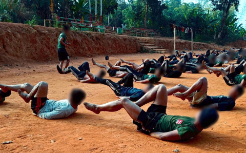 First batch of military training for the Mon Liberation Army by the Ta’ang National Liberation Army