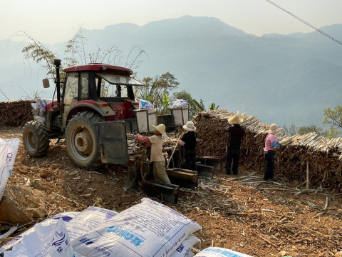 Myanmar migrant sugarcane farmworkers in Yunnan, China 