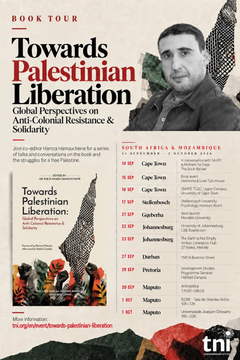 Flyer South Africa and Maputo book tour