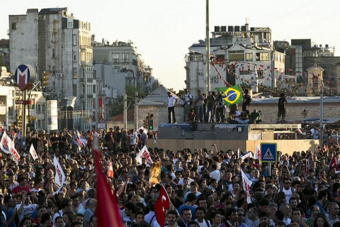 Unrest in Istanbul, June, 2013.