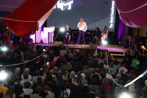 Jeremy Corbyn speaking at TWTs' A World for the Many