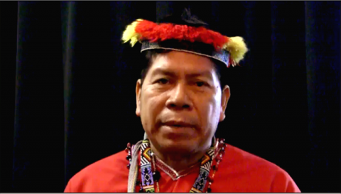 Humberto Piaguaje Lucitante, Ecuadorian Indigenous Leader in impact area of the Chevron project