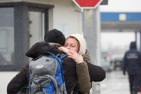 Moldova - People fleeing the military offensive in Ukraine