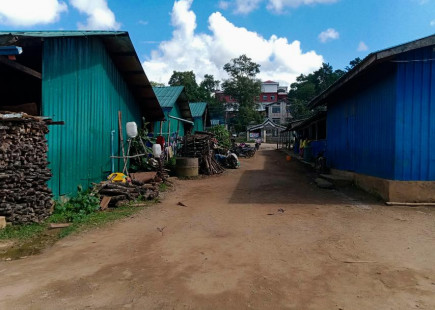 IDP camp in Kutkai town, Kutkai Township