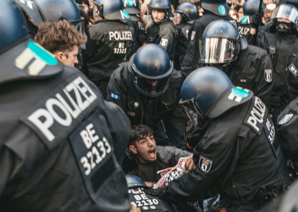 Palestine solidarity protest in Berlin, July 2024.