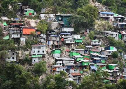 Housing in the mining town of Mawchi, Karenni State