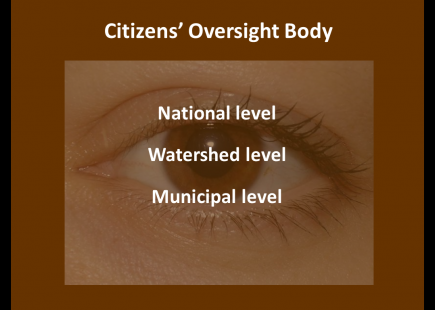 Citizens’ Water Oversight Bodies would combat corruption, monitor the fulfillment of the human right to water &amp; sanitation and pressure public officials to implement the plans and decisions of the co-management councils. 