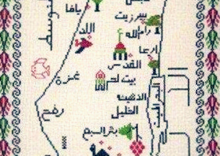 An embroidered map of the lost land