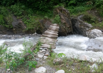 Puente antiguo entre Briceño y Pueblo Nuevo