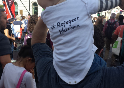 Refugees welcome Refugees welcome