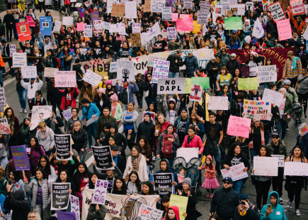 International Women's Day March, LA 2017.