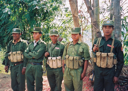 United Wa State Army troops, eastern Shan State United Wa State Army troops, eastern Shan State