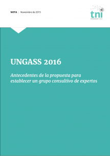 Antecedentes de la propuesta para establecer un grupo consultivo de expertos