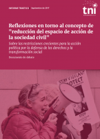 Reflexiones en torno al concepto de "reducción del espacio de acción de la sociedad civil"